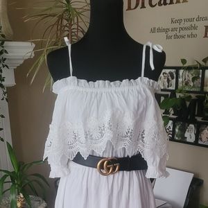 Off White maxi dress NWOT